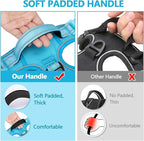 PoyPet No Pull Dog Harness, No Choke Reflective Dog Vest, Adjustable Pet Harnesses with Easy Control Padded Handle for Small Medium Large Dogs(Blue,S)