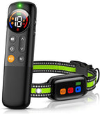 Upgrade Vibrating Dog Training Collar with Remote, No Shock, Beep and Vibration Only, 3300FT Long Range, Waterproof Rechargeable, Safety Lock, No Prongs, for Small Medium Large Dogs