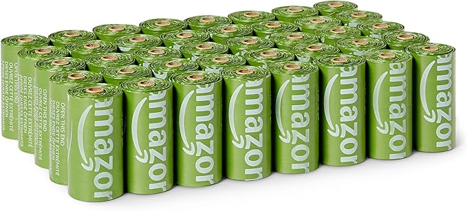 Amazon Basics Waste Bag,70% Recycled 600 Pack