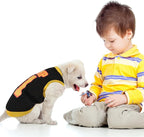 Saintrygo 8 Pieces Dog Shirts Pet Printed Clothes with Funny Letters Summer Pet T Shirts Cool Puppy Breathable Dog Outfit Soft Sweatshirt Cats(Cute Pattern,Small)