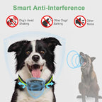 Rechargeable Dog Bark Collar with Beep Vibration and Shock,Anti Barking Collar for Small Medium Large Dogs, Humane Dog Training Device with 5 Adjustable Sensitivity Levels