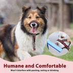 BARKLESS Soft Dog Head Collar, Patented Padded No Pull Head Halter, Training Nose Leash with Safety Link for Medium Large Dogs, Adjustable Muzzle Leash, Easy Control for Walking (M, Red)