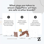 ZippyPaws Burrow Replacement Miniz - Interactive Dog & Puppy Toys for Boredom, Stimulating Pet Products to Keep Them Busy, Plush Refills for Hide & Seek Puzzle, Enrichment Squeaky Toys - Mixed 6 Pack