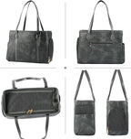 Stylish Dog Purse Carrier, Leather Pet Carrier Bag for Small Dogs Cats Puppy, Airline Approved Soft-Sided Carrier Grey