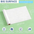 Anti Cat Scratch Furniture Protector, 190" x 12" cat Scratch Deterrent for Furniture,Self Adhesive Anti Pet Deterrent Sofa Cover Clear PET Protective Film with 40 Twist Pins
