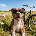 PETLESO Dog Goggles Large Breeds, UV Protection Dog Sunglasses, Outdoor Activities Hiking/Camping Windproof Adjustable Doggy Glasses for Medium to Large Pet Eyewear