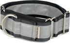 If It Barks - 1.5" Reflective Martingale Collar for Dogs - Adjustable - Made in USA - Strong, Durable, and Comfy - Ideal for Training - Suitable for Most Breeds - Small, Black