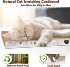 3 Pack Cardboard Cat Scratcher Refill Cat Scratch Pad Durable Cat Scratchers for Indoor Cats Kitten 16.5 x 8 x1 Inch Reversible Cat Scratching Board to Protect The Furniture (Lovely Pets)
