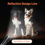 Collar Replacement Strap Compatible with Dog Training Collar Receiver, Reflective Dog Collars Strong, 2 Piece Set