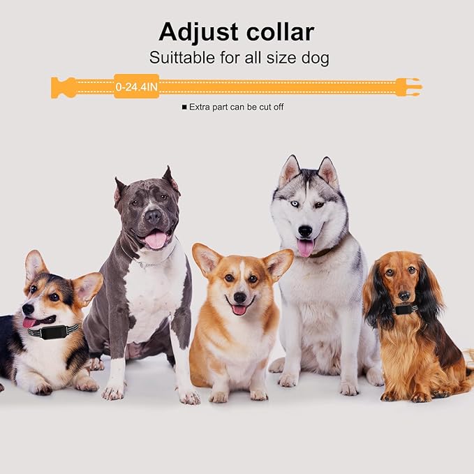 JOTUT Dog Training Collar 2000 Ft Range Electric Dog Collar with Remote Control,Rechargeable IP67 Waterproof E-Collar