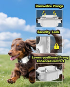 Dog Shock Collar, Dog Training Collar with Remote Control 3300FT Range, Electric Collar with Smart Light, Rechargeable Waterproof E Collar for Small Medium Large Dogs