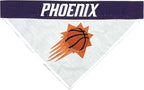 Pets First NBA Dog Bandana -Pheonix Suns Reversible Bandana. 2 Sided Home & Away Sports Bandana with a Premium Embroidery Team Logo, Small/Medium
