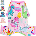 Dog Pajamas Spring Summer Dog Clothes for Small Medium Dogs Girl Boy Cute Soft Puppy Pjs Clothes Doggie Onesies Cat Pet Jammies Outfit (Medium)