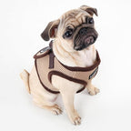 PUPPIA International Harness Soft B Vest, Small, Beige