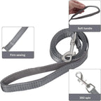 YIMEIS Dog Harness and Leash Set, No Pull Soft Mesh Pet Harness, Reflective Adjustable Puppy Vest for Small Medium Large Dogs, Cats (Gray, Small (Pack of 1)