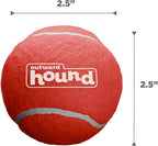 Outward Hound Squeaker Ballz – Squeaky Tennis Balls for Dogs Under 50 lbs, Interactive Dog Toy for Fetch & Training, Medium (2.5"), 6‑Pack
