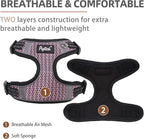 PUPTECK Dog Harness and Leash Set Small Sized, Step in No Pull Adjustable Puppy Cat Harness Reflective Pet Vest