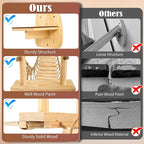 Calmbee Cat Wall Shelves, Cat Wall Furniture 70" Cat Bridge Wall Mount Cat Perch Wooden Hammock Cat Tree Cat Climber Cat Cloud Shelf Board Cats Bed