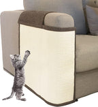 Cat Scratch Furniture Protector with Natural Sisal for Protecting Couch Sofa Chair Furniture,Couch Protector from Cat Claws 23.6L''*19.7W'' (Brown, Right Handed)