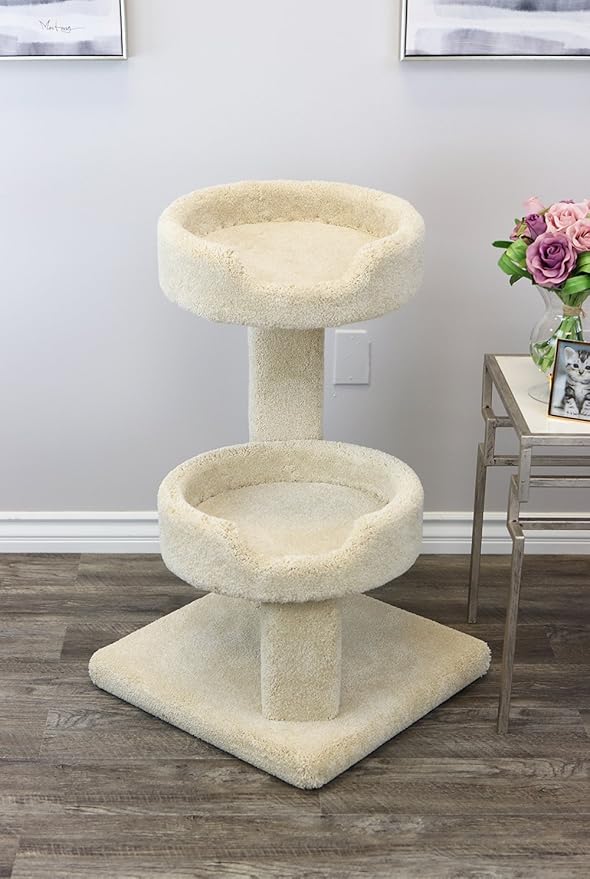 Prestige Cat Trees Beige Solid Wood Cat Sleeper, Large