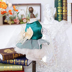 Fashion Sweet Puppy Dog Blingbling Princess Skirt Pet Dog Lace Cake Camisole Tutu Dress H-Dark Green L