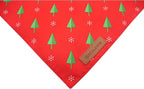 Realeaf Christmas Dog Bandanas 2 Pack, Reversible Red Green Xmas Dog Scarf for Boy and Girl, Premium Durable Fabric, Holiday Bandana for Small Medium Large and Extra Large Dogs (Large)