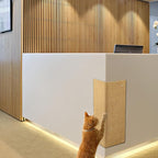Hutpet 2Pcs Packing Foldable Cat Scratcher Board,Sofa Wall Corner Cat Scratching Pads, Horizontal Cats Scratcher Guards for Furniture Wall Cat Scratchers for Indoor Cats