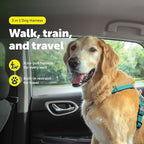 PetSafe 3-in-1 Harness - Comfortable Easy-Walk Dog Chest Harness with Front Leash Attachment to Reduce Pulling, Choking & Gagging - Dog Obedience Gear - Large- Teal