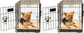 K&H Pet Products Self-Warming Dog Crate Bed, Machine Washable Dog Crate Mat, Tan X-Small 14 X 22 Inches (Pack of 2)