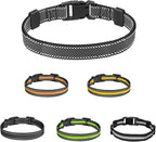 Aikko Reflective Adjustable Replacement Strap for Dog Shock Training Bark Collar, Ultra Comfy Soft Breathable, Most of Electronic Training Collar (Black+Green)