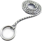 Dog P Snake Chain Chrome Plated Metal Dog Training Choke/Collar-Fully Guaranteed Against Rust Tarnish or Breakage-Recommended for Professional Training (Sliver, 4mm * 22")