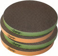 Round Cat Scratcher Replacement Pads -Circle Scratcher Pad Cardboard Cat Scratchers Refill 10 inch Diameter 7/8 inch Thickness(Green and Yellow Cardboard 4PCS)