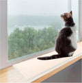 Soft Cat Window Sill Pet Pad Perch,Fluffy Windowsill Mat Pillow Seat Bed for Pet, Cat Cushion for Window Sill Pet Window Mat (Beige, 12"x35")