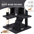 70" Multi-Level Cat Tree Tower with Scratching Posts, Toys & Condo - Space-Saving Design for Indoor Kittens, Compact Floor Footprint & Vertical Space for Multi-Cat Homes-Dark Grey