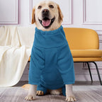 ROZKITCH Dog Fleece Sweater, Pet Windproof Warm Cold Weather Jacket Vest Cozy Jumpsuit Apparel Outfit Clothes for Small Medium Large Dog Walking Sleep 2XS