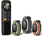 3 Dogs Shock Collar with Remote Control - 3300FT Long Range IPX7 Waterproof Dog Training Collar, Rechargeable 3-Channel E Collar with Beep Vibration & Shock for 10–120 lb Small, Medium & Large Dogs