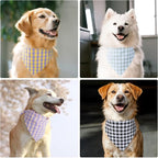 Segarty 30 Pack Large Pet Triangle Scarf, 25.6"x19.7" Washable Dog Bandanas Bibs Accessories Bulk for Small Medium Large Pets, Adjustable Reversible Boy Gril Pets Birthday Kerchief