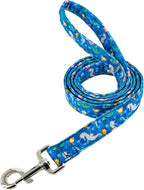 Tunkoo Dog Leash Hippocampus with Soft Comfy Cotton Handle，Girl Pet for Small Medium Large Dogs Cats Daily Walking（Hippocampus，M）