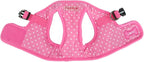 Puppia Dotty Step-in Vest Dog Harness No Pull No Choke Easy Wear Training Walking for Small Dog, Large, Pink