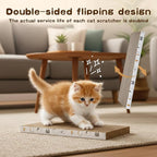 16pcs Small Cat Scratching Cardboard Bulk 13.4x6x0.8 Inch Durable Cat Scratch Pad Reversible Cardboard Safe for Indoor Kitten Shelter Stray Kitten Sleep Biting Play and Grind Claws(Straight)