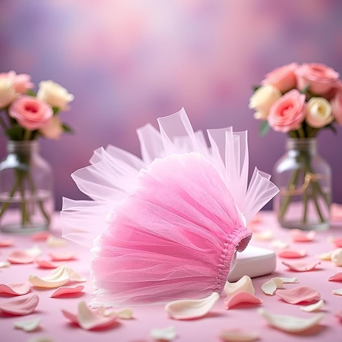 Pink Pet Puppy Small Dog Lace Skirt Princess Tutu Dress Clothes Apparel Pet Costumes Dog Dresses Pet, Apparel and Accessories, Dresses