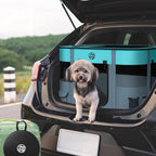 Puppy Playpen Cat Dog Crate: Play Pen Indoors Pet Playpens Portable Foldable Cage Kennel House for Medium Small Medium Kitten Rabbit Guinea Pig Hamster with Food Bowl (M)
