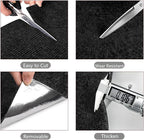 Yenhome 15.7"X160" Anti Scratch Furniture Protector from Cats Scratching Peel and Stick Black Cat Scratch Mat for Carpet Protector for Pets Durable Couch Protector from Cat Claws Wall Covering