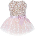 CuteBone Dog Birthday Dress Girl Puppy Skirt Tutu Cat Wedding Outfit Pet Party Clothes for Small Dogs Costume DD23L