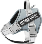 voopet Emotional Support Dog Harness, Professional Service Dog Vest Harness for Small Medium Large Dogs, Reflective Breathable and Adjustable No Pull/Choke ESA Essential Harness