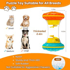 Interactive Dog Puzzle Toys for Boredom, Dogs Enrichment Toy to Keep Them Busy, Treat Dispensing Slow Feeder