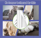 Cat Scratch Furniture Protector: Cat Anti Scratch Tape - Door Protector from Dog Scratching - Clear Training Self Adhesive Tape for Carpet, Sofa, Couch, Door(Transparent, 11.8" x 6.56FT)
