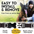 PetJett Prong Collar for Dogs - Choke Collar for Dogs, Pinch Collar for Dog Adjustable No Pull Safety Dog Training Collar for Small Medium Large Breed - Durable Stainless Steel Metal Choker Chain