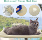 Cat Hammock with Suction Cups - Window Bed & Perch for Indoor Cats - Space Saving Window Seat - Blue