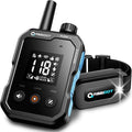 ABBIDOT Dog Training Collar-4500 FT Dog Shock Collar with Remote Control, IPX7 Waterproof with 6 Training Modes, Beep, Vibration, Safe Shock, Enhanced Night Light (5-120 lbs)